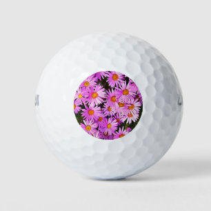 PINK DAISIES GOLF BALLS