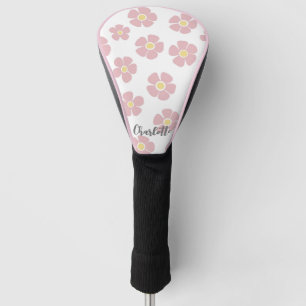 Pink Daisies Ladies Golf Head Cover