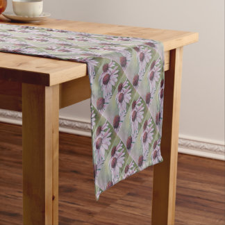 PINK DAISIES SHORT TABLE RUNNER