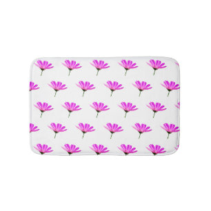 Pink Daisy Bath Mat