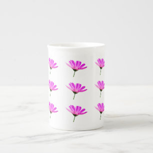 Pink Daisy Bone China Mug