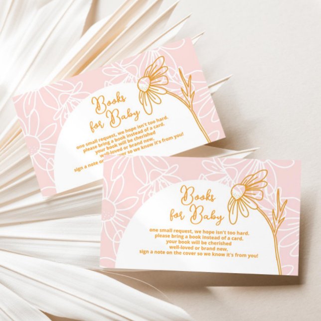 Pink Daisy Book Request Enclosure Card (Creator Uploaded)