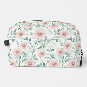 Pink Daisy Cosmetic Dopp Kit