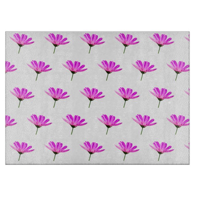 Pink Daisy  Cutting Board (Front)