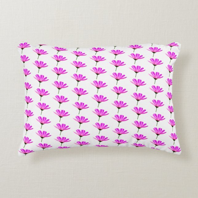Pink Daisy  Decorative Cushion (Front)