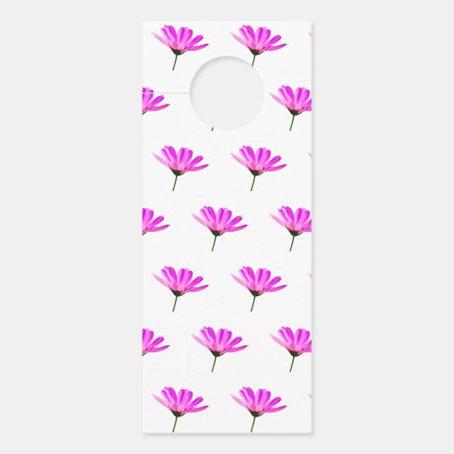 Pink Daisy  Door Hanger (Front)