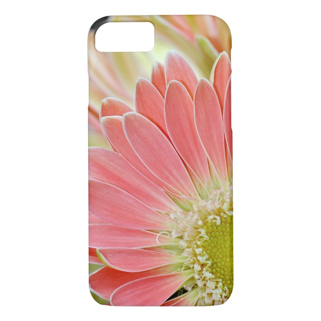 Pink daisy flower iphone case (Back)