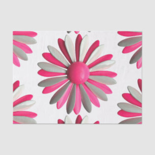 Pink Daisy Flower Spring Summer Garden Wedding Big Tissue Paper