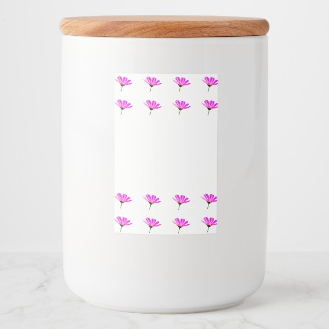 Pink Daisy   Food Label (Front)