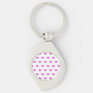 Pink Daisy Key Ring
