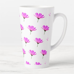 Pink Daisy  Latte Mug