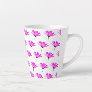 Pink Daisy   Latte Mug