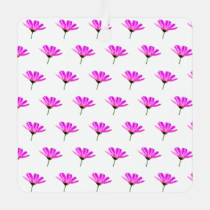 Pink Daisy  Metal Tree Decoration