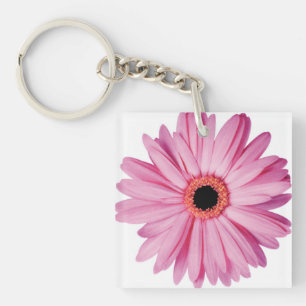 Pink Daisy Petals - Super Cute Key Ring