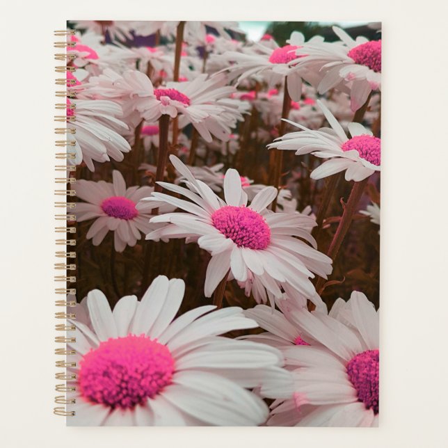 Pink Daisy Planner (Front)