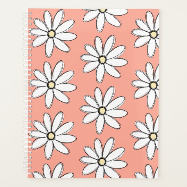Pink Daisy Planner (Front)