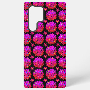 Pink Daisy Puffs Samsung Galaxy Case