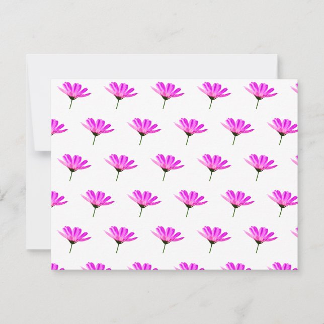 Pink Daisy  Save The Date (Front)