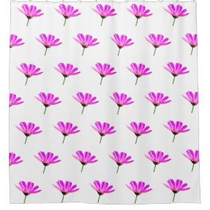 Pink Daisy Shower Curtain