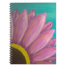 Pink Daisy Spiral Notebook