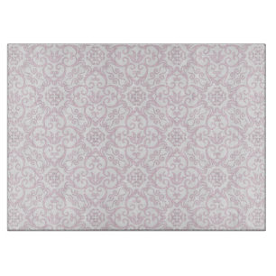 Pink Damask Cutting Board