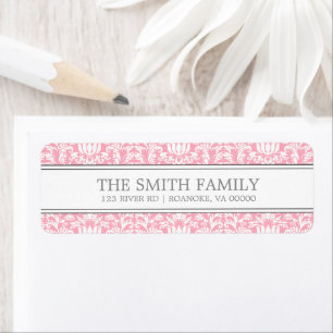 Pink Damask Pattern