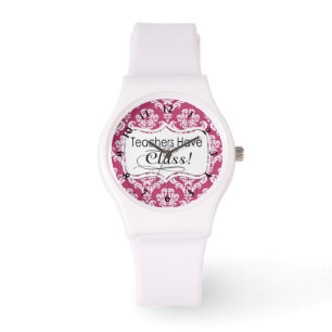 Pink Damask, Teachers Have Class Watch