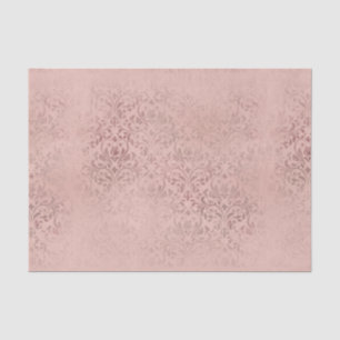 Pink Damask Tissue Paper