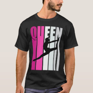 Pink Dance Queen Colorful Dancer Dance Practice Da T-Shirt