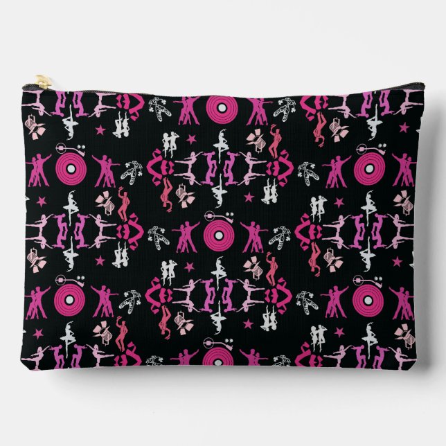 Pink Dancer Patterned Home Decor Accessory Pouch (Front)