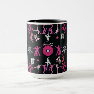 Pink Dancer Patterned Home Decor Mug