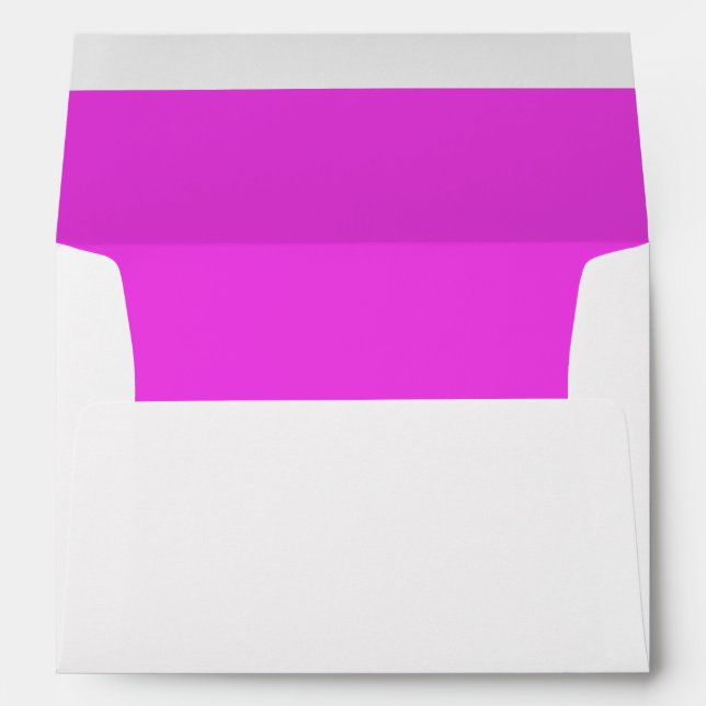 Pink Dark Invitation Envelope (Back (Bottom))