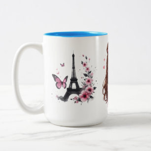 Pink Daydream Heartfull Smile Sugar & Sunshine Bub Two-Tone Coffee Mug