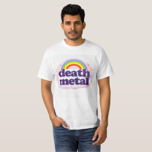 Pink Death Metal Rainbow T-Shirt