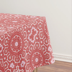 Pink Decorative Holiday Tablecloth