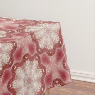 Pink Decorative Holiday Tablecloth