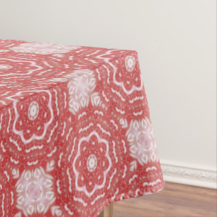 Pink Decorative Holiday Tablecloth