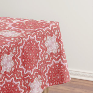 Pink Decorative Holiday Tablecloth