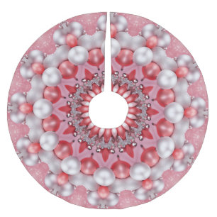 Pink Decorative Tree Skirt