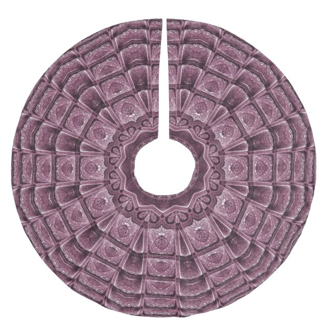 Pink Decorative Tree Skirt (Front)