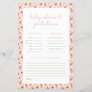 Pink Deer Family Traditions & Prediction Game