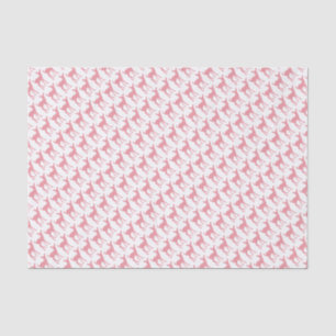 Pink Deer Pattern Tissue Paper