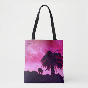 Pink - "Desert Gold Sunset" Tote by All Joy Art Bag