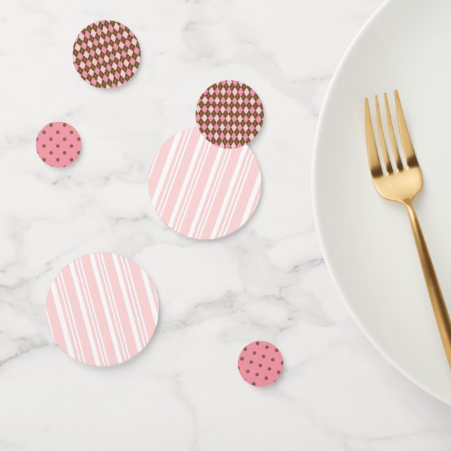 Pink Designer Confetti for Buffets & Catering (Group)