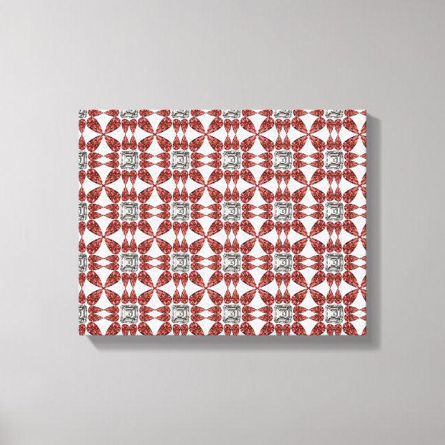 Pink Diamond Canvas Print (Front)