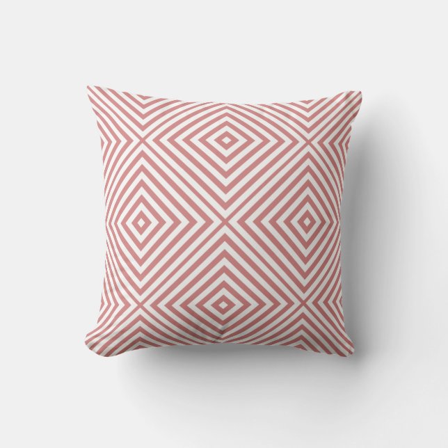 Pink Diamond Chevron Cushion (Front)