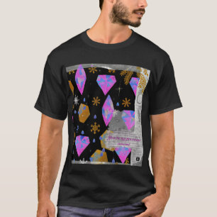 Pink Diamonds & Golden Stars Men’s Tee