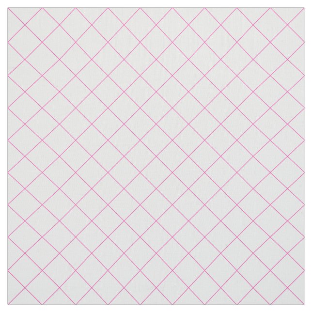Pink Diamonds Lattice Pretty Fabric (Swatch)