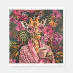 Pink Diamonds & Morning Glamour Napkin