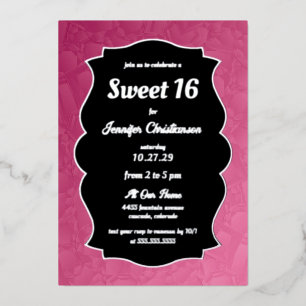 Pink Diamonds Sweet 16